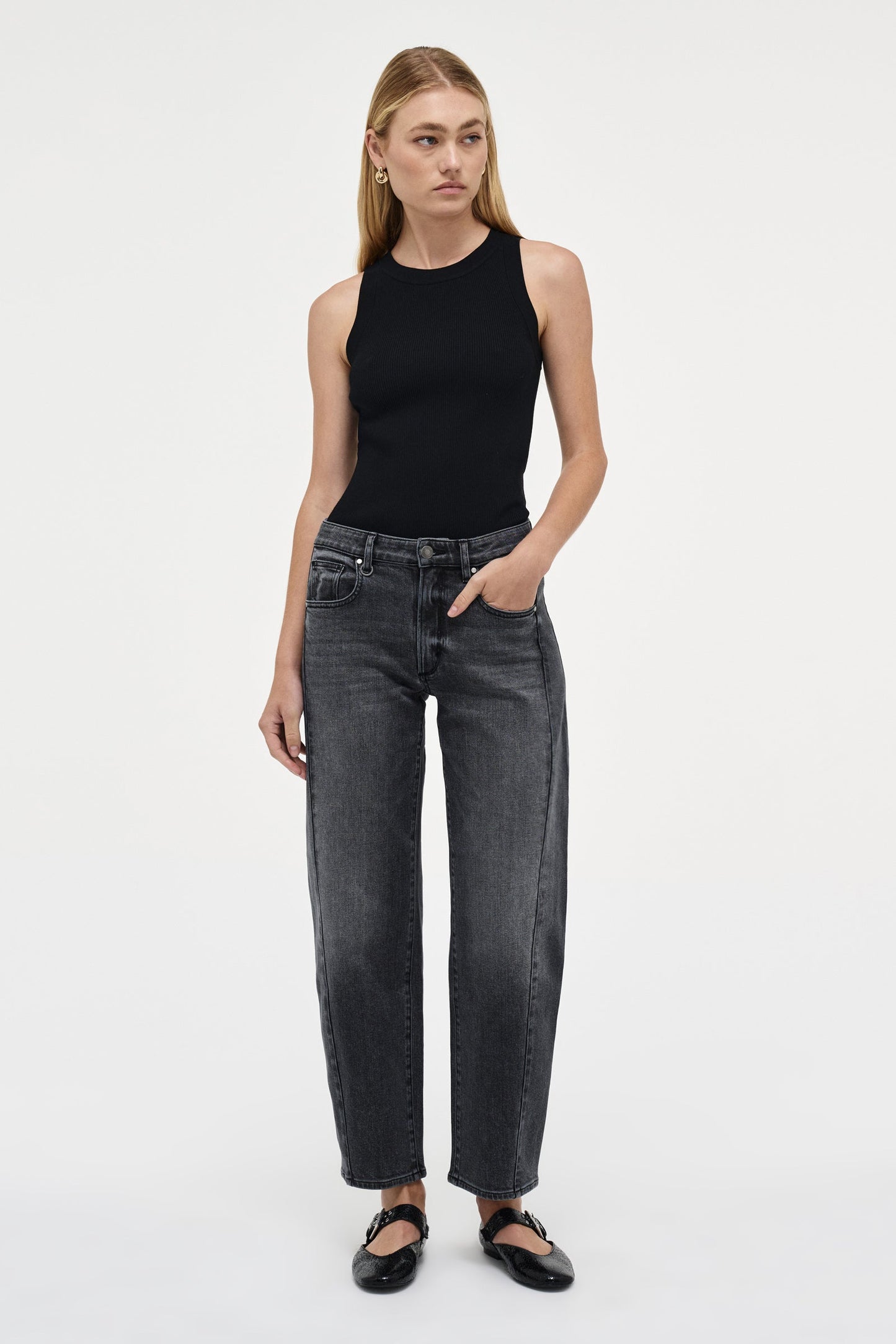Amber Barrel - Washed Black