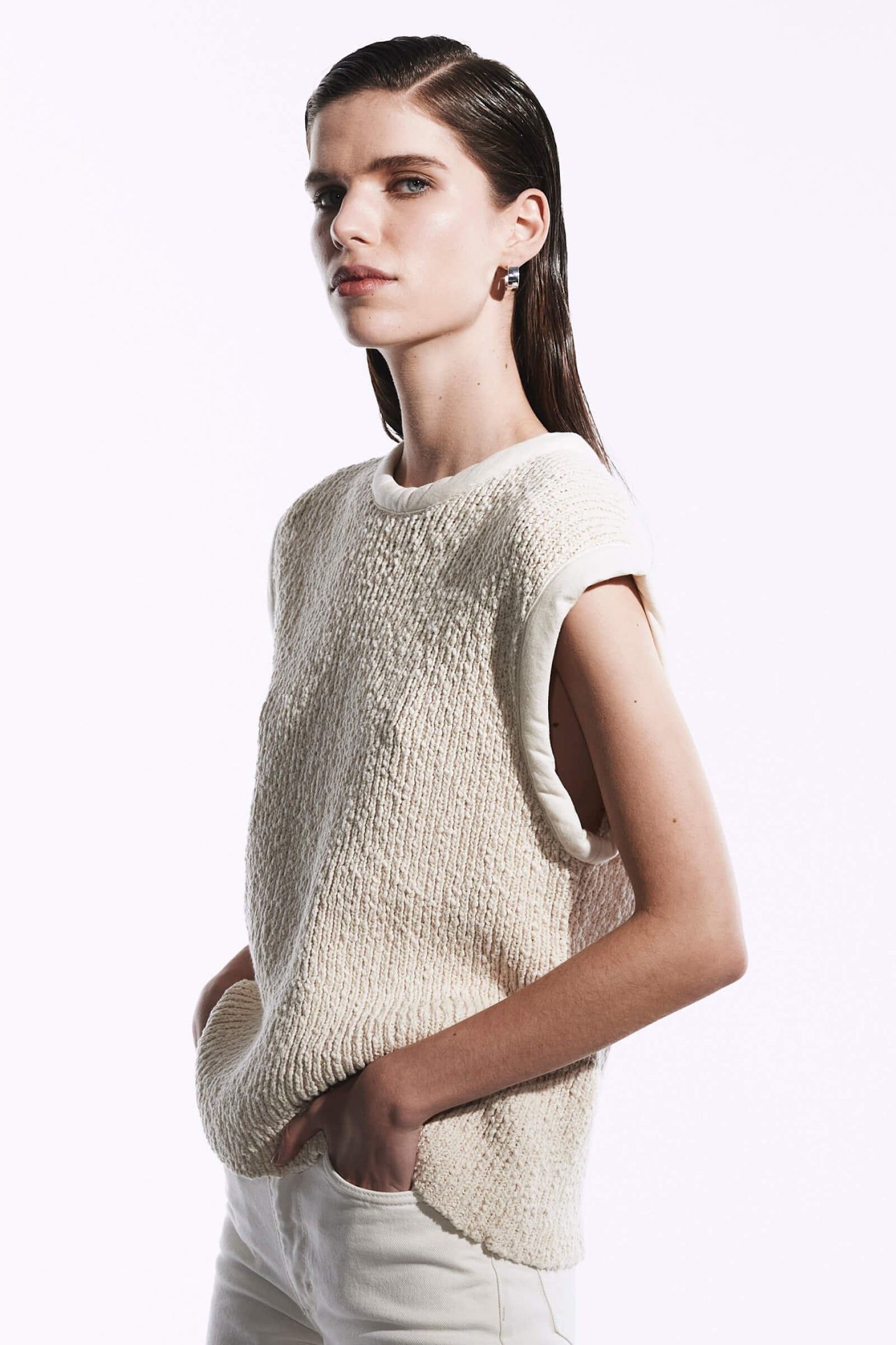 Cecil Knit Top - Cream
