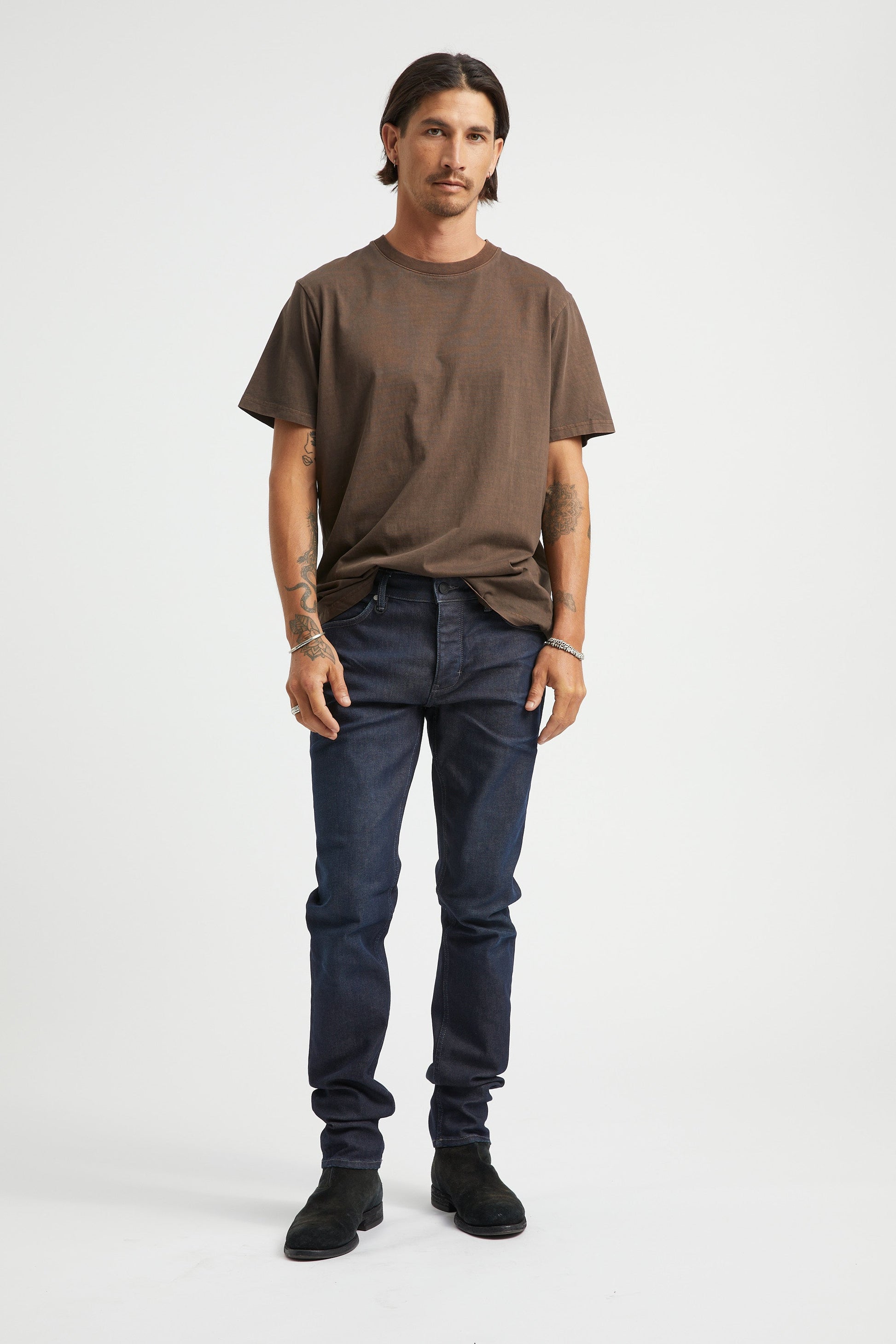 Iggy Skinny - Slick Neuw dark black mens-jeans 
