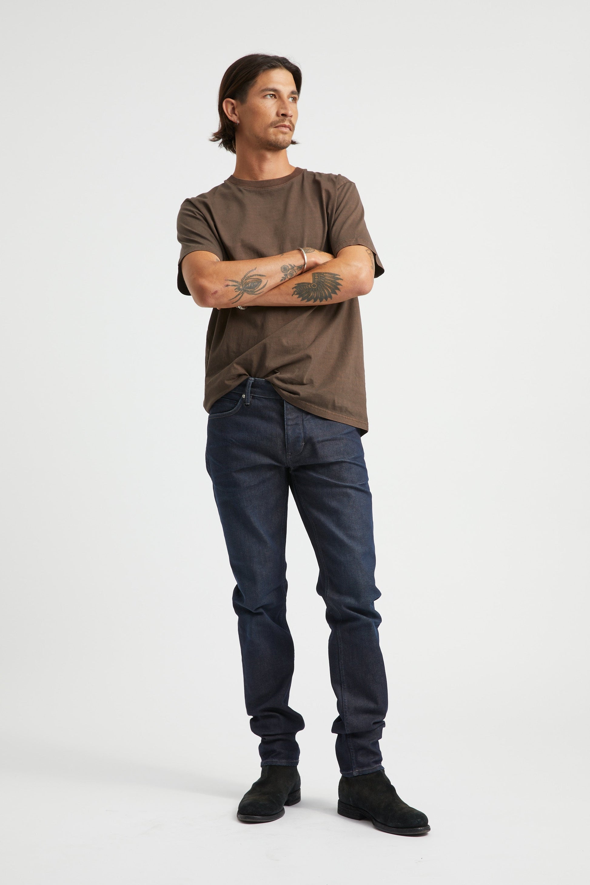 Iggy Skinny - Slick Neuw dark black mens-jeans 
