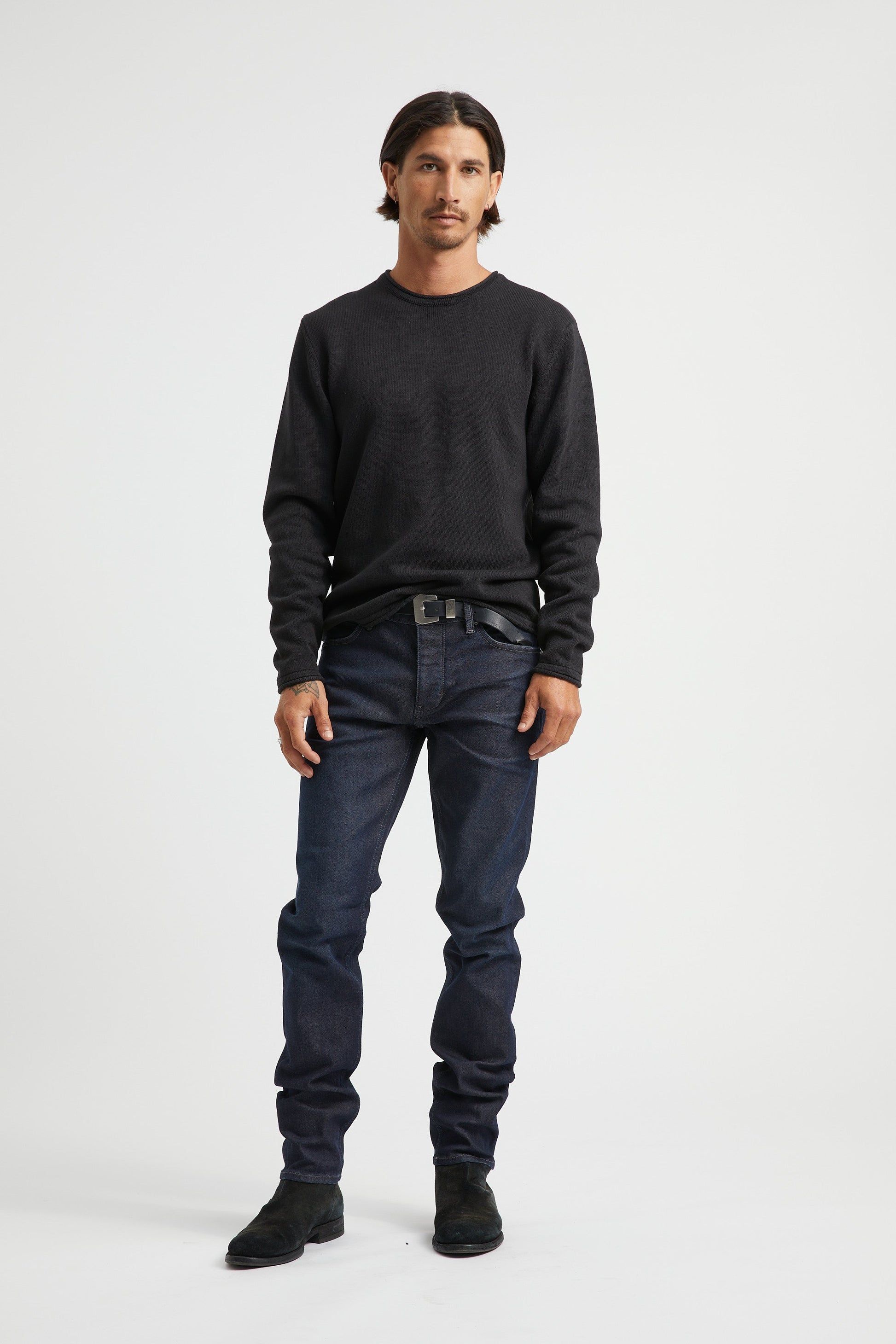 Iggy Skinny - Slick Neuw dark black mens-jeans 