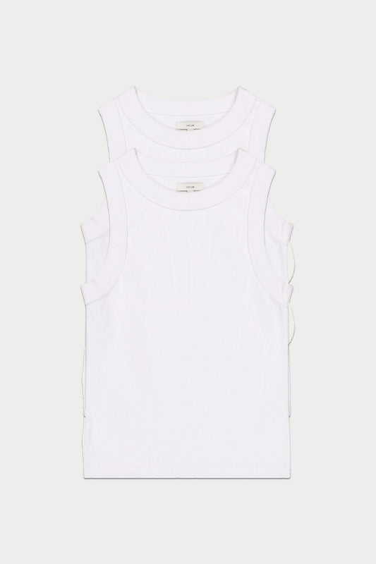 Jonesy Singlet Bundle - White & White