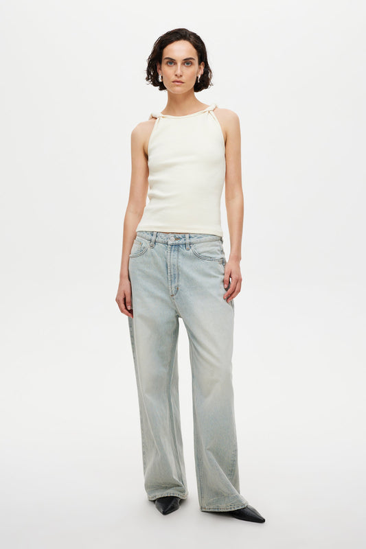 Jonesy Twist Top - Ivory