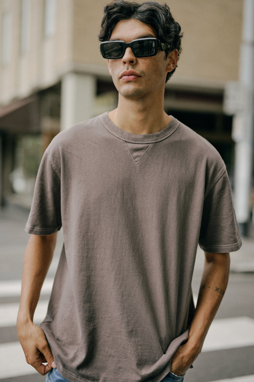 Base Tee Over Dyed - Shadow