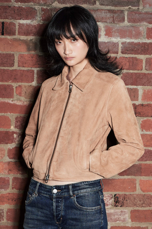Suede Zip Jacket